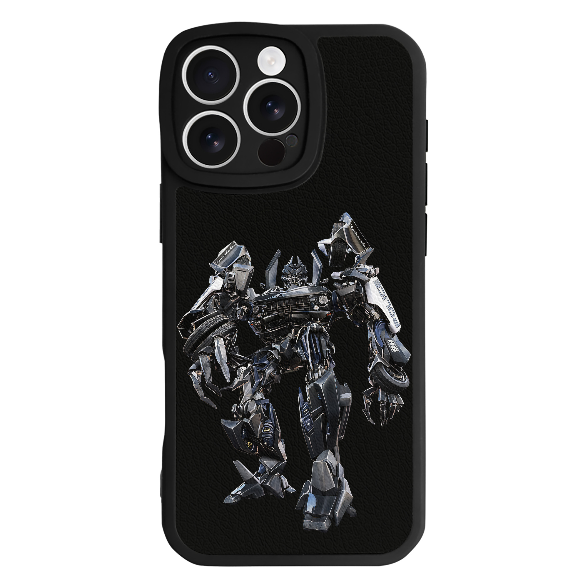 （画像用） Transformers トランスフォーマー 【iPhone 16シリーズ対応】シリコンスマホケース（レザー調） 材質：シリコン